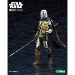 ARTFX Star Wars: Mandalorian & Grogu With Beskar Staff 1/10 [Kotobukiya] -Figuras Modelos Tienda artfx star wars mandalorian grogu with beskar staff 110 kotobukiya 1 2