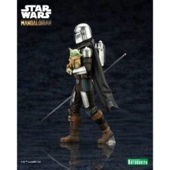 ARTFX Star Wars: Mandalorian & Grogu With Beskar Staff 1/10 [Kotobukiya] -Figuras Modelos Tienda artfx star wars mandalorian grogu with beskar staff 110 kotobukiya 1 3