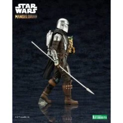ARTFX Star Wars: Mandalorian & Grogu With Beskar Staff 1/10 [Kotobukiya] -Figuras Modelos Tienda artfx star wars mandalorian grogu with beskar staff 110 kotobukiya 1 8