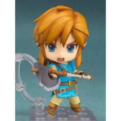 GOOD SMILE COMPANY The Legend Of Zelda: Breath Of The Wild - Link Breath Of The Wild Ver. DX Edition Reissue [Nendoroid 733-DX] -Figuras Modelos Tienda breath of the wild nendoroid link dx 3