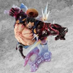MegaHouse One Piece Monkey D. Luffy SA-MAXIMUM - Gear Fourth Boundman Ver.2 Limited Edition [Portrait Of Pirates] -Figuras Modelos Tienda one piece monkey d luffy sa maximum gear fourth boundman ver2 limited edition portrait of pirates 1 2