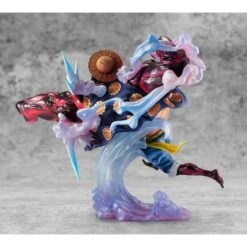 MegaHouse One Piece Monkey D. Luffy SA-MAXIMUM - Gear Fourth Boundman Ver.2 Limited Edition [Portrait Of Pirates] -Figuras Modelos Tienda one piece monkey d luffy sa maximum gear fourth boundman ver2 limited edition portrait of pirates 1 4