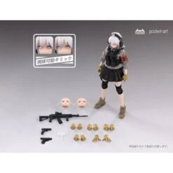 Pocket Art Series (PA003): Rifleman Sasha Habe 1/12 [HASUKI] -Figuras Modelos Tienda pocket art series pa003 rifleman sasha habe 112 hasuki 1 10