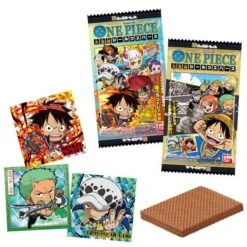 Shokugan: ONE PIECE Pirate - Sticker Wafer 20Pack BOX (CANDY TOY) [Bandai]