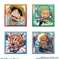 Shokugan: ONE PIECE Pirate - Sticker Wafer 20Pack BOX (CANDY TOY) [Bandai] -Figuras Modelos Tienda shokugan one piece pirate sticker wafer 20pack box candy toy bandai 1 3