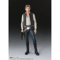 Bandai Star Wars A NEW HOPE - Han Solo [SH Figuarts] -Figuras Modelos Tienda star wars a new hope han solo skywalker sh figuarts 1 2