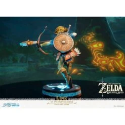 GOOD SMILE COMPANY The Legend Of Zelda: Breath Of The Wild - Link 10 Inch Collector With Led Stand [First 4 Figure] -Figuras Modelos Tienda the legend of zelda breath of the wild link 10 inch collector first 4 figure 1 15