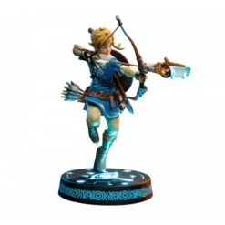 GOOD SMILE COMPANY The Legend Of Zelda: Breath Of The Wild - Link 10 Inch Collector With Led Stand [First 4 Figure] -Figuras Modelos Tienda the legend of zelda breath of the wild link 10 inch collector first 4 figure 1 3