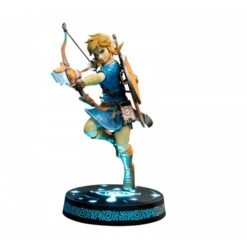 GOOD SMILE COMPANY The Legend Of Zelda: Breath Of The Wild - Link 10 Inch Collector With Led Stand [First 4 Figure] -Figuras Modelos Tienda the legend of zelda breath of the wild link 10 inch collector first 4 figure 1 9